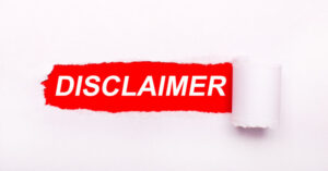 Disclaimer