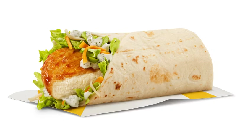 Grilled Chicken Snack Wrap 1 mcdonalds ranch snackwrap grilled product header desktop