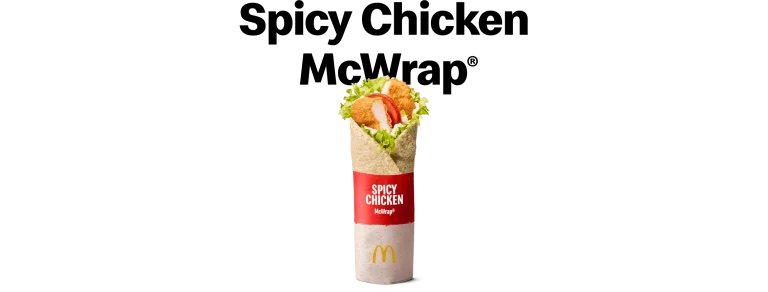 Chicken McWrap (Classic or Spicy) 1 Chicken McWrap